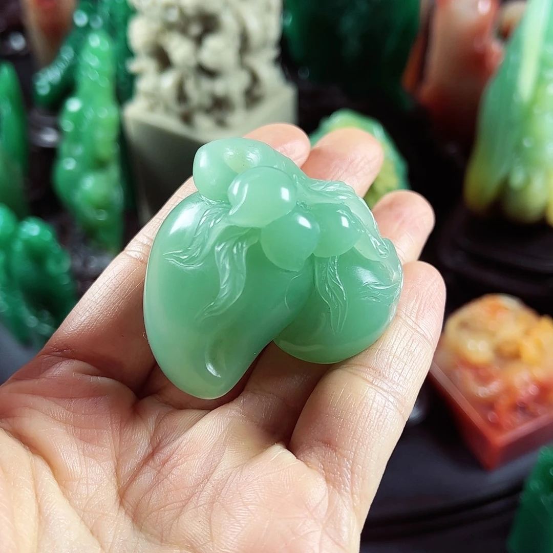 四川石名贵石材梅子青