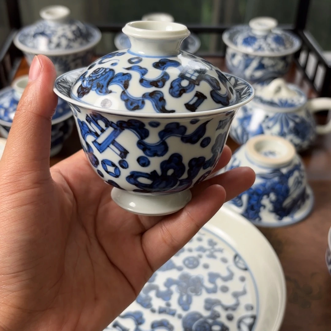 摆件景德镇手绘茶器