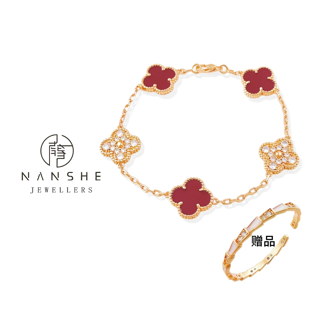NANSHE/南奢 红色时尚气质手链百搭