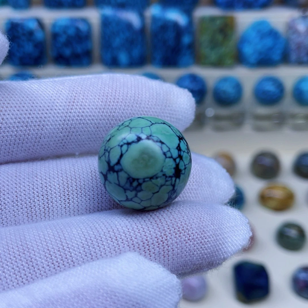 绿松石未镶嵌颈饰尺寸卡18