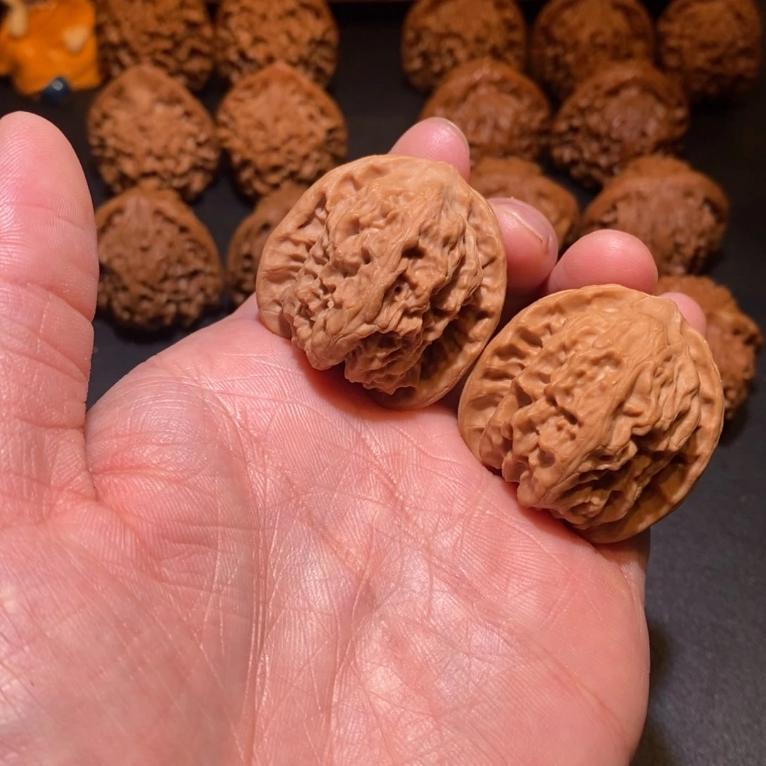 吊坠文玩核桃19号野狼精品36尺全品