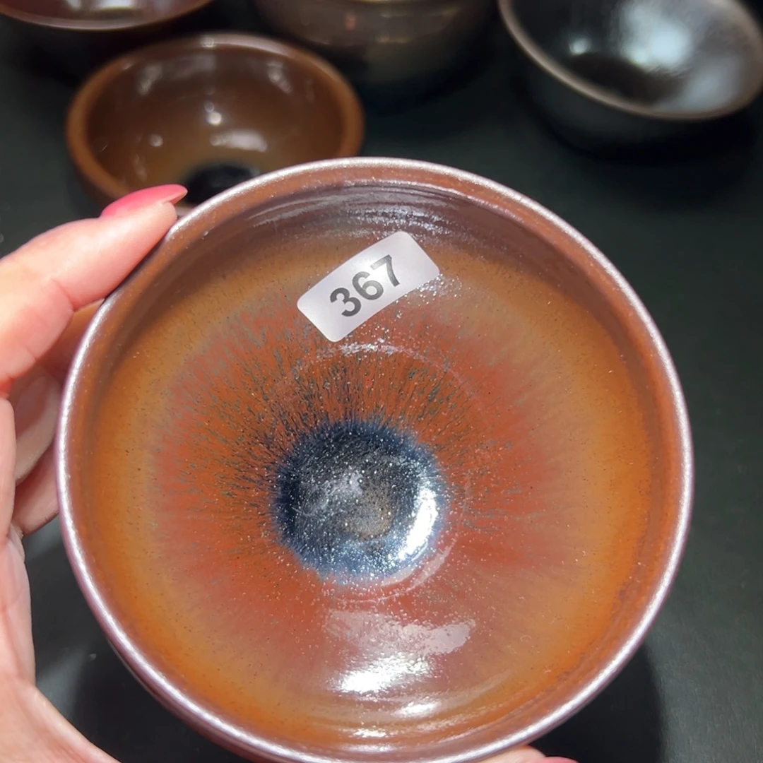 三***罗茶盏全手工原矿原釉建盏