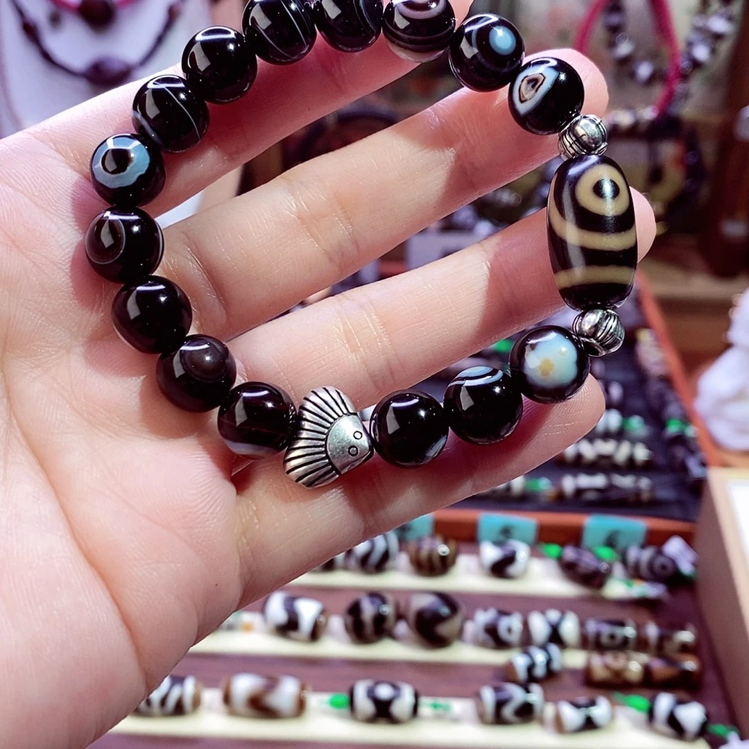 玛瑙/玉髓合金颈饰