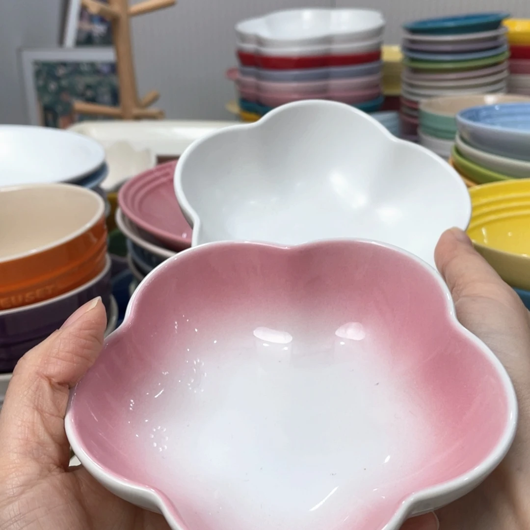 瓷片微瑕2个小花碟