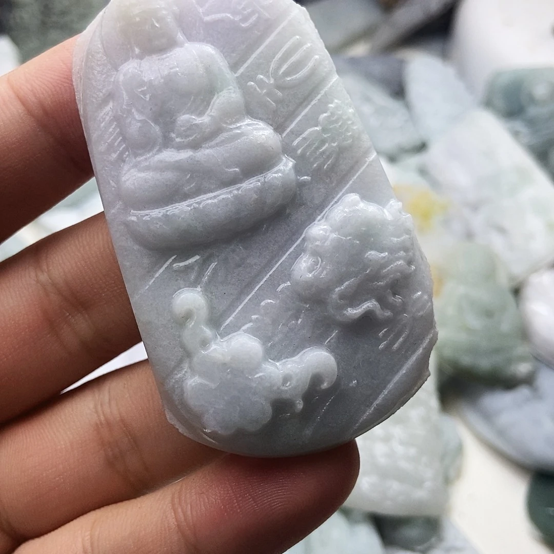 梦***情定制翡翠未镶嵌全包