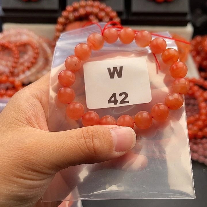 南红玛瑙未镶嵌多样性发货默认微瑕称重10mm