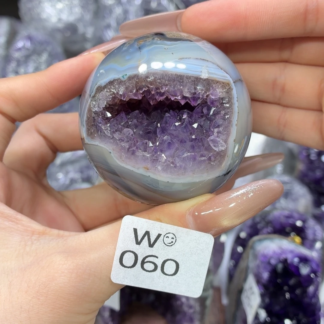摆件紫晶未镶嵌紫水晶