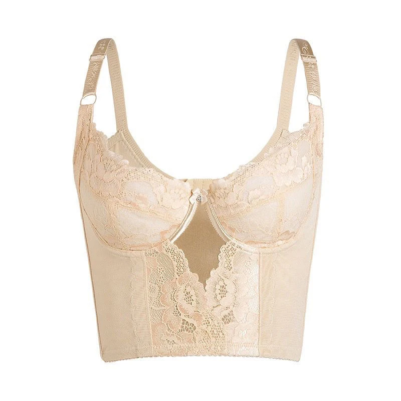 美容院长文胸罩夏季塑身聚拢上托模具蕾丝内衣收胃收副乳美体美背