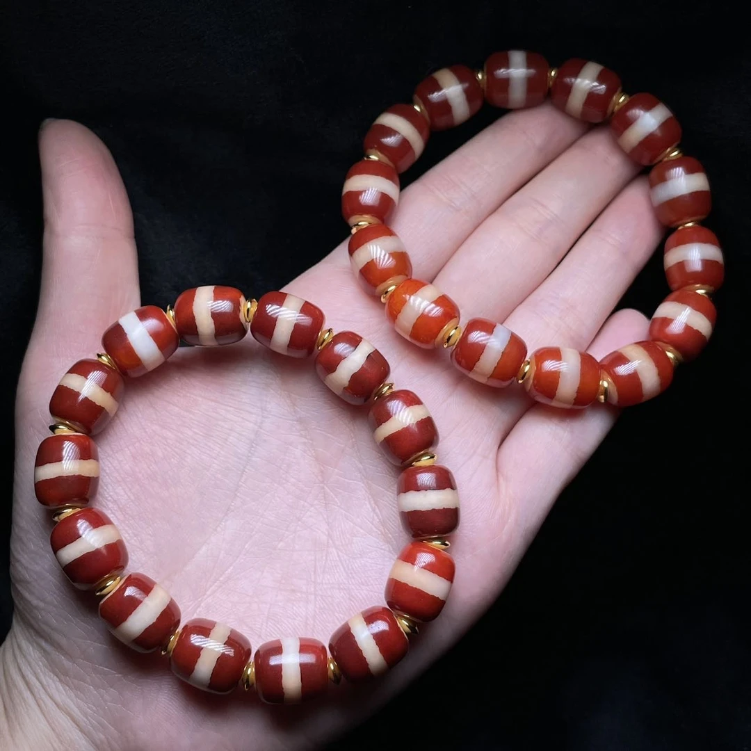 【曹美丽精选】 H00770-玛瑙单圈手串（一线）-多样性发其一-10mm+