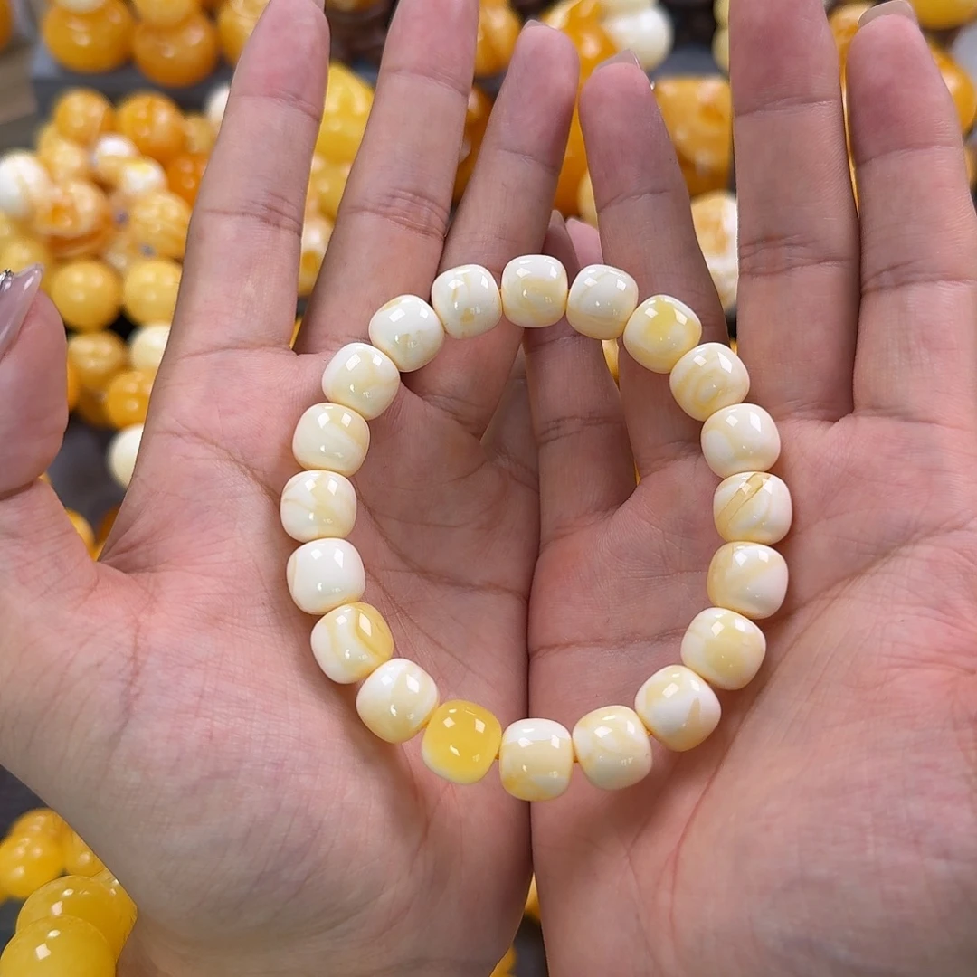 蜜蜡未镶嵌珠宝奇石同料12mm