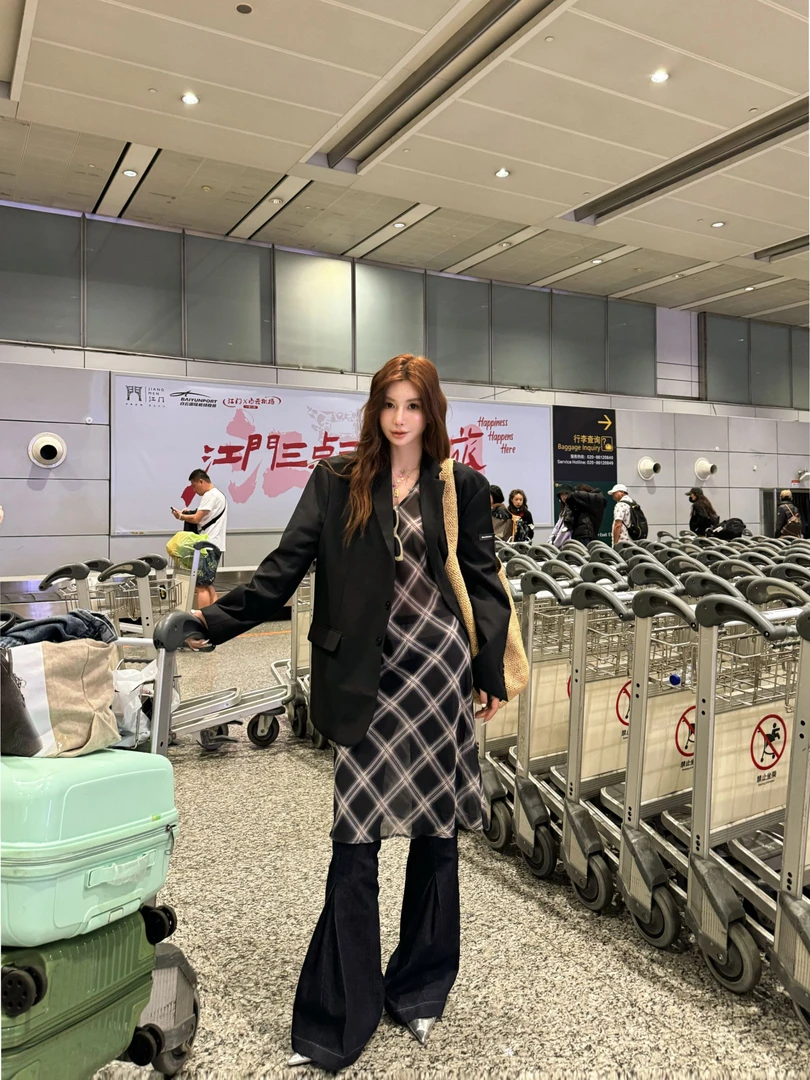 【婉君】春款韩系时尚气质宽松休闲百搭西装外套
