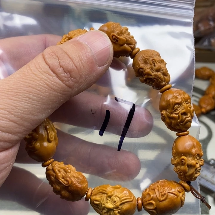 橄榄核手串/手链橄榄核雕工艺手串
