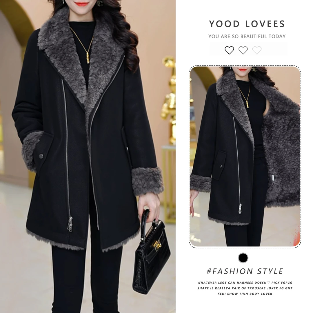 加绒加厚气质短外套2025冬季新款时尚气质收腰显瘦减龄保暖外套潮