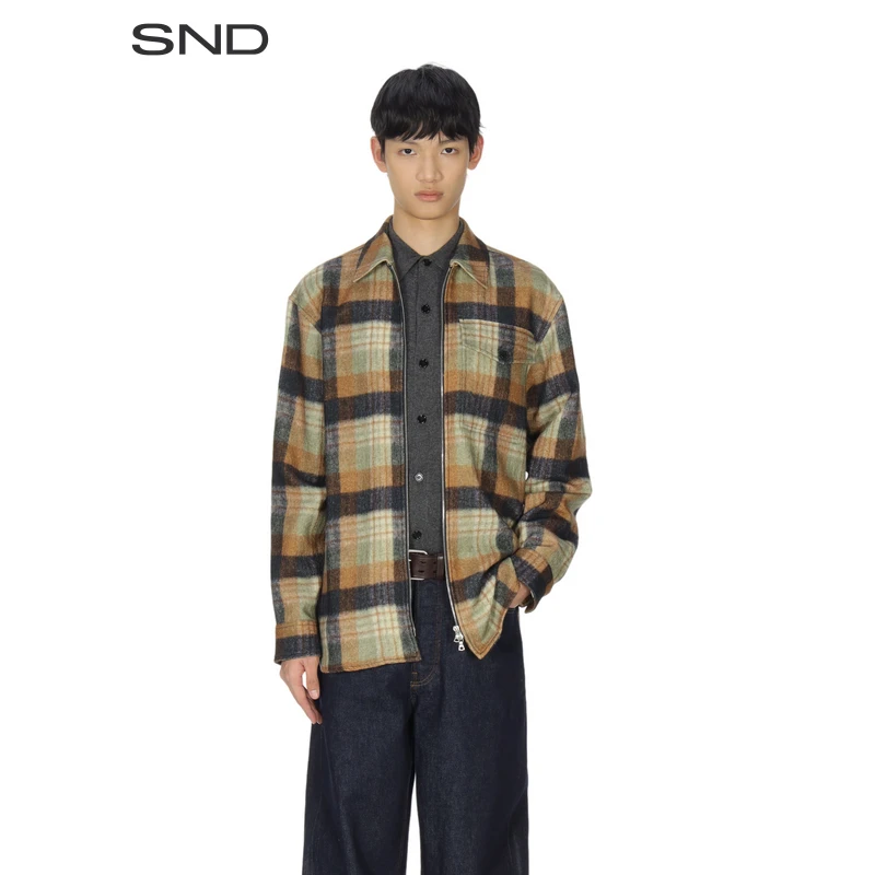【DVN设计师品牌】SND AW25 彩色方格衬衫