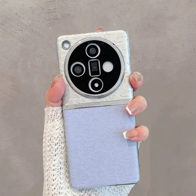 适用于oppofindx7手机壳findx7ultra中国风phz110硬壳phy110浮雕