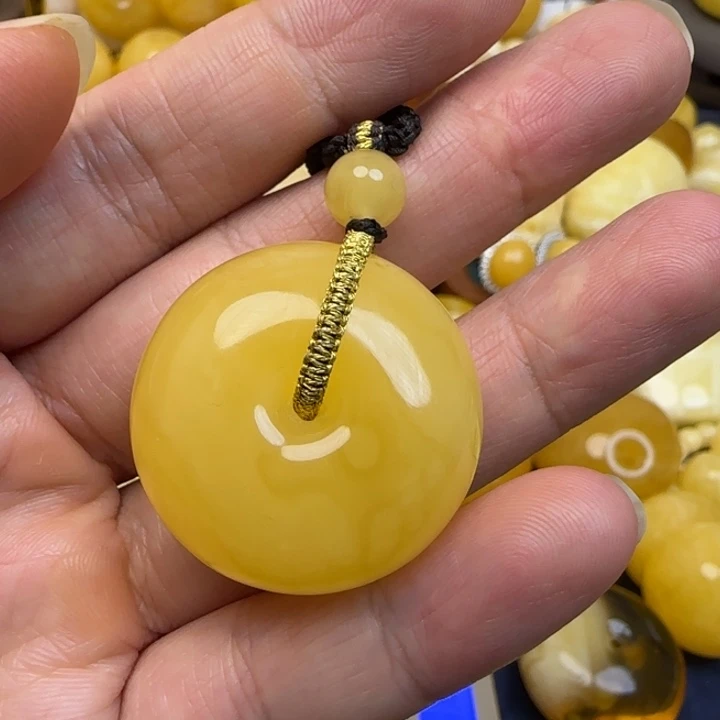 蜜蜡未镶嵌颈饰天然蜜蜡