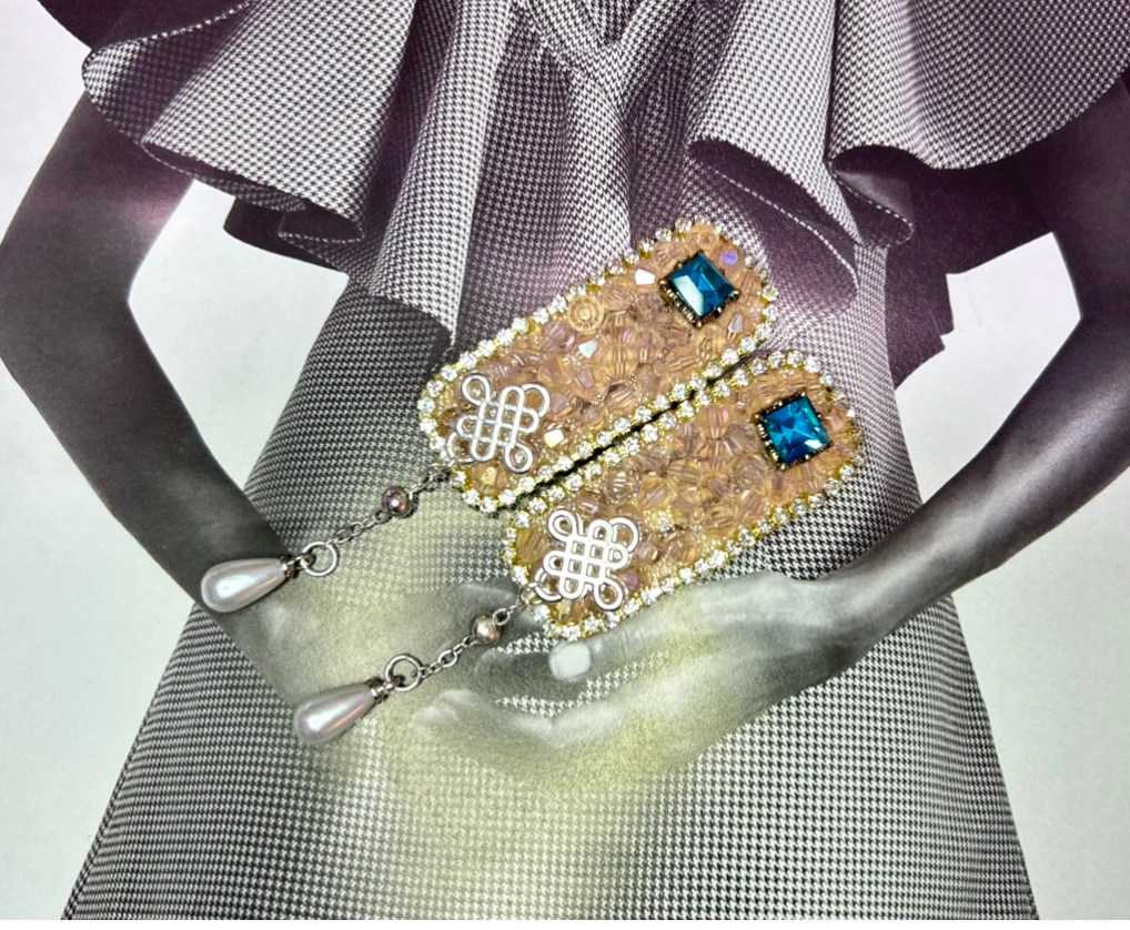 蒙元素宝宝夹（一对）可爱刘海夹发卡