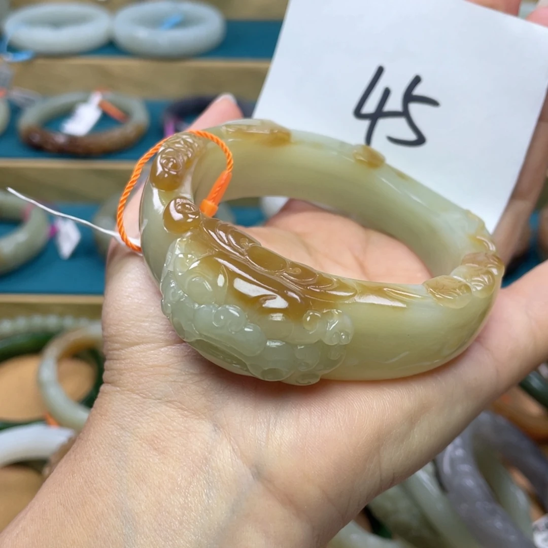 未镶嵌手镯和田玉圈口60