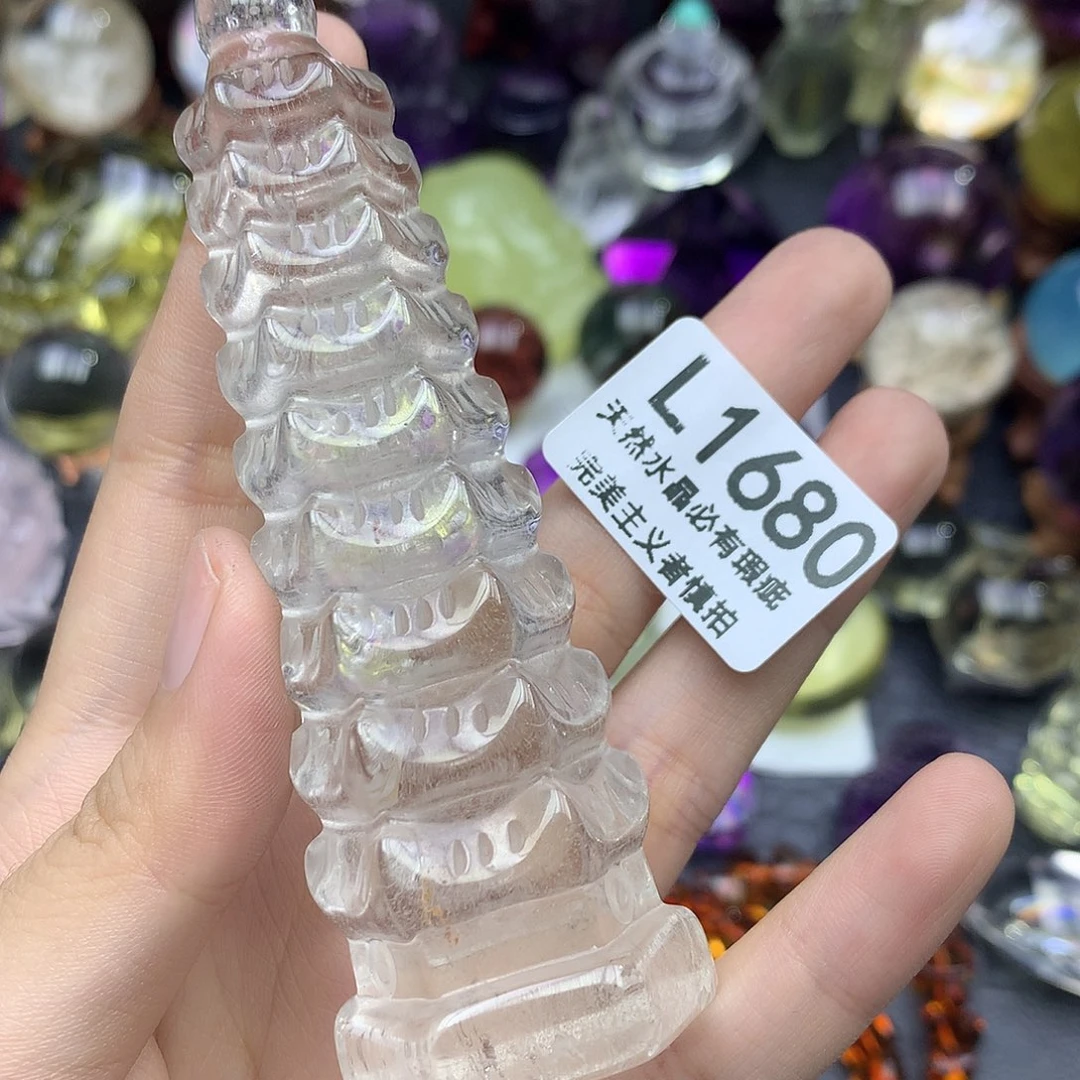 水晶未镶嵌珠宝半成品摆件