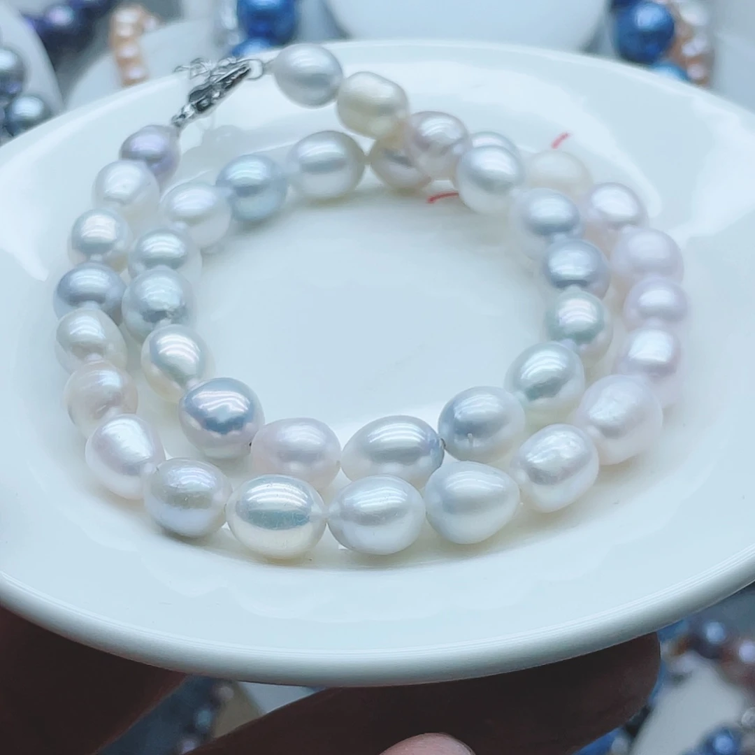 淡水珍珠颈饰钛钢