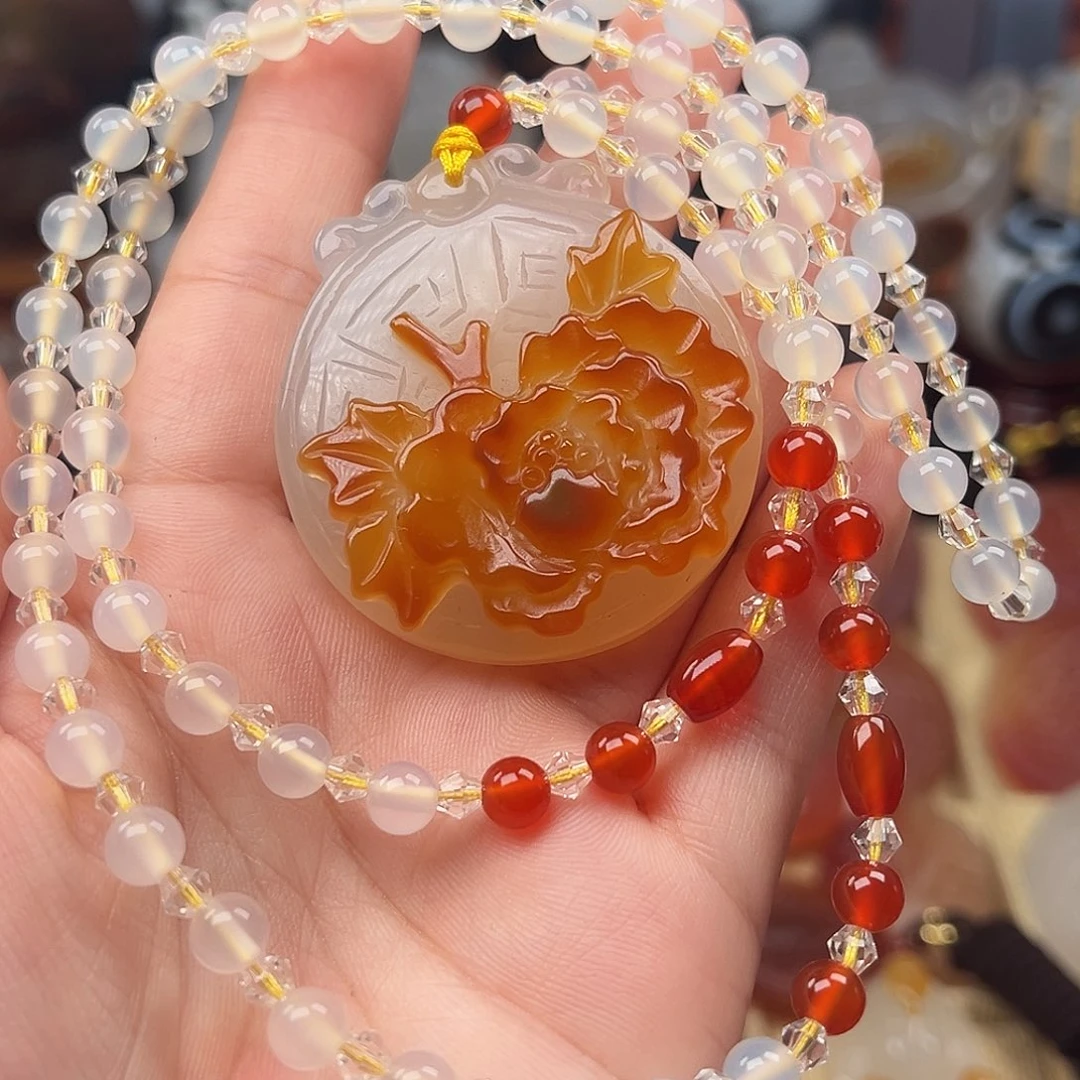 玛瑙/玉髓未镶嵌颈饰