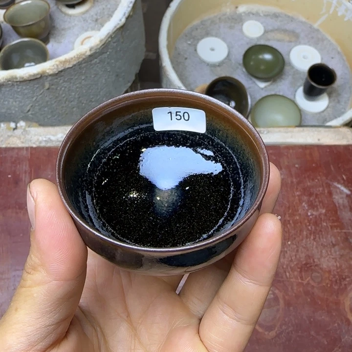 茶盏青钰龙窑茶具150