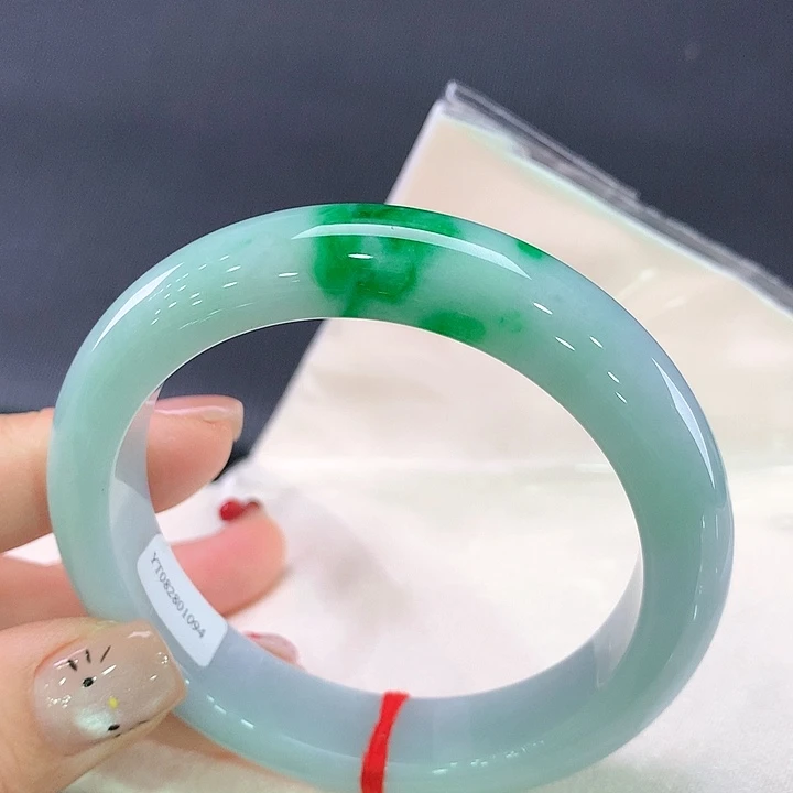 未镶嵌手镯翡翠正圈57