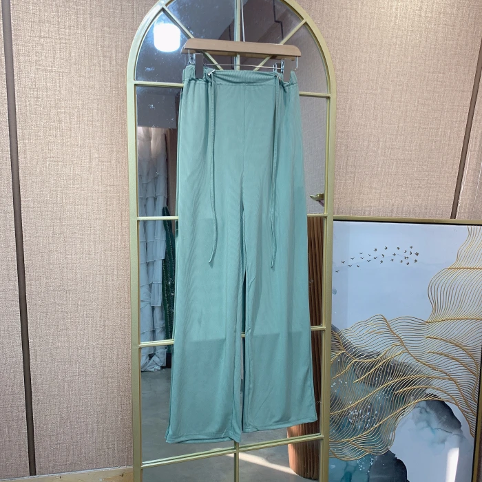 LL062孕妇绿色裤子L90-130 2XL150