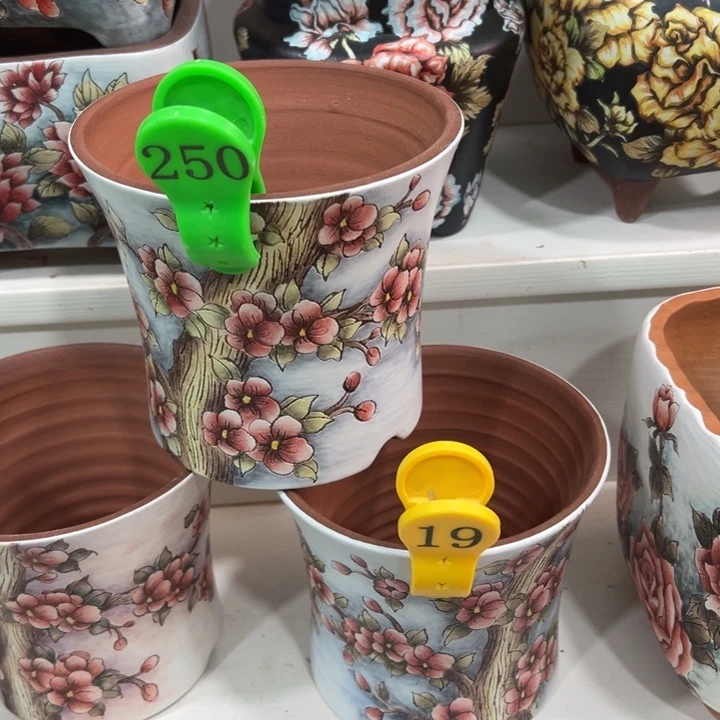 *****紫砂花盆水晶花盆250