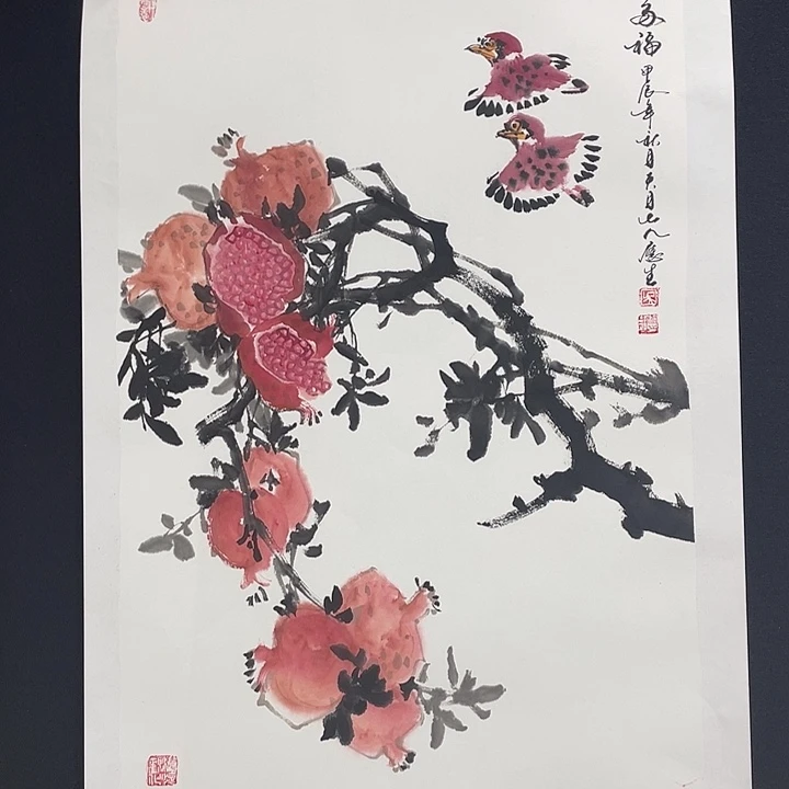 国画老师手绘作品