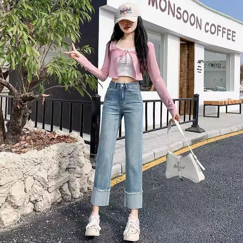 潼潼家【必备牛仔裤】设计师小众时尚显瘦百搭