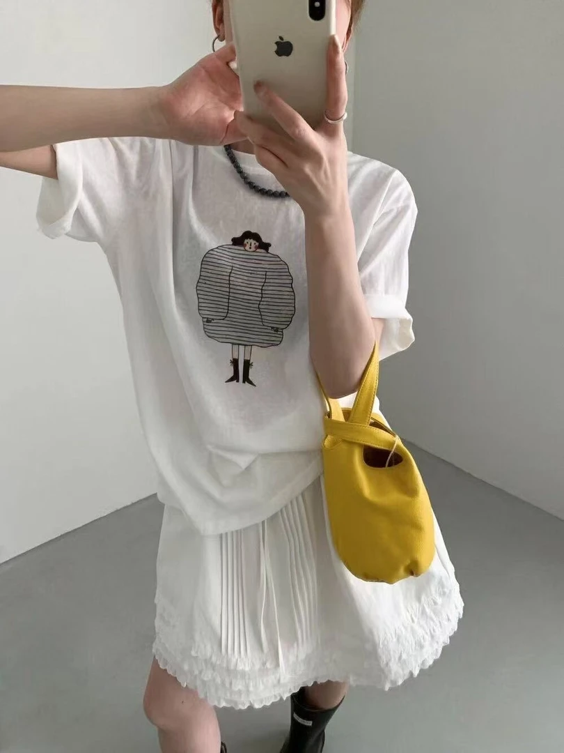 开播限量福利款宽松型常规清新风T恤圆领显瘦