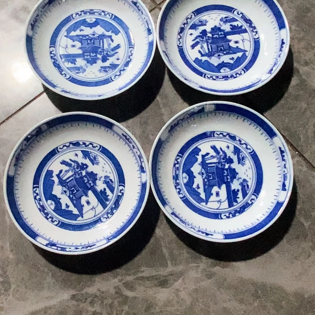 小***花景德镇陶瓷14公分4个