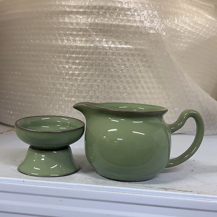 微瑕陶瓷茶壶茶杯家用