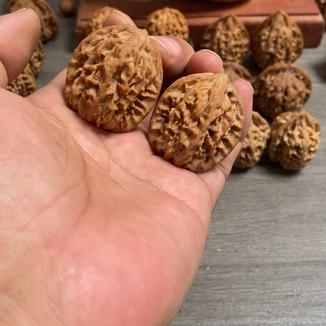 文玩核桃吊坠野麻35尺福利
