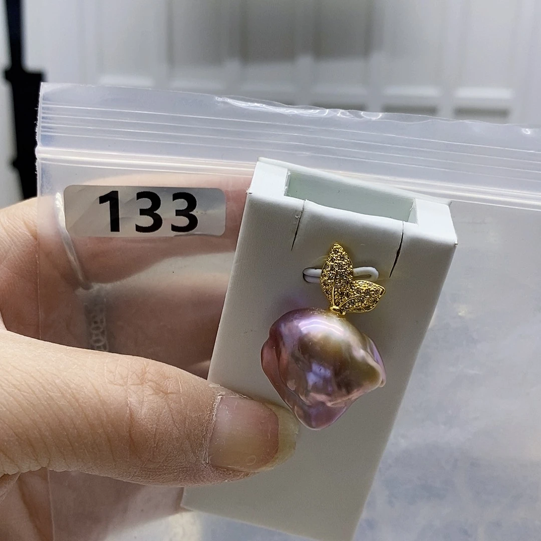 颈饰合金淡水珍珠