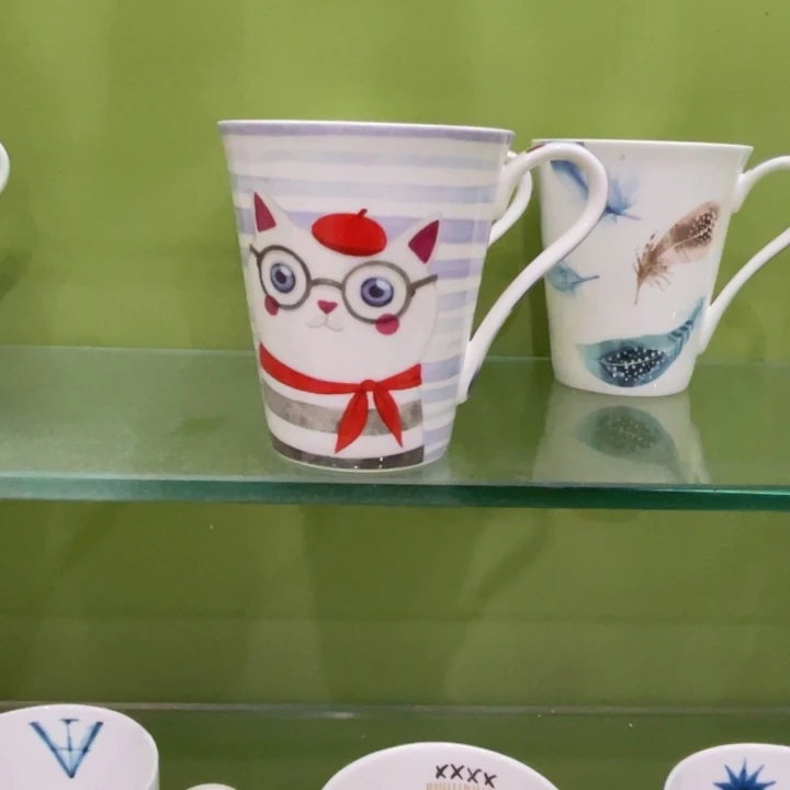 w***e300ml骨瓷马克杯一个