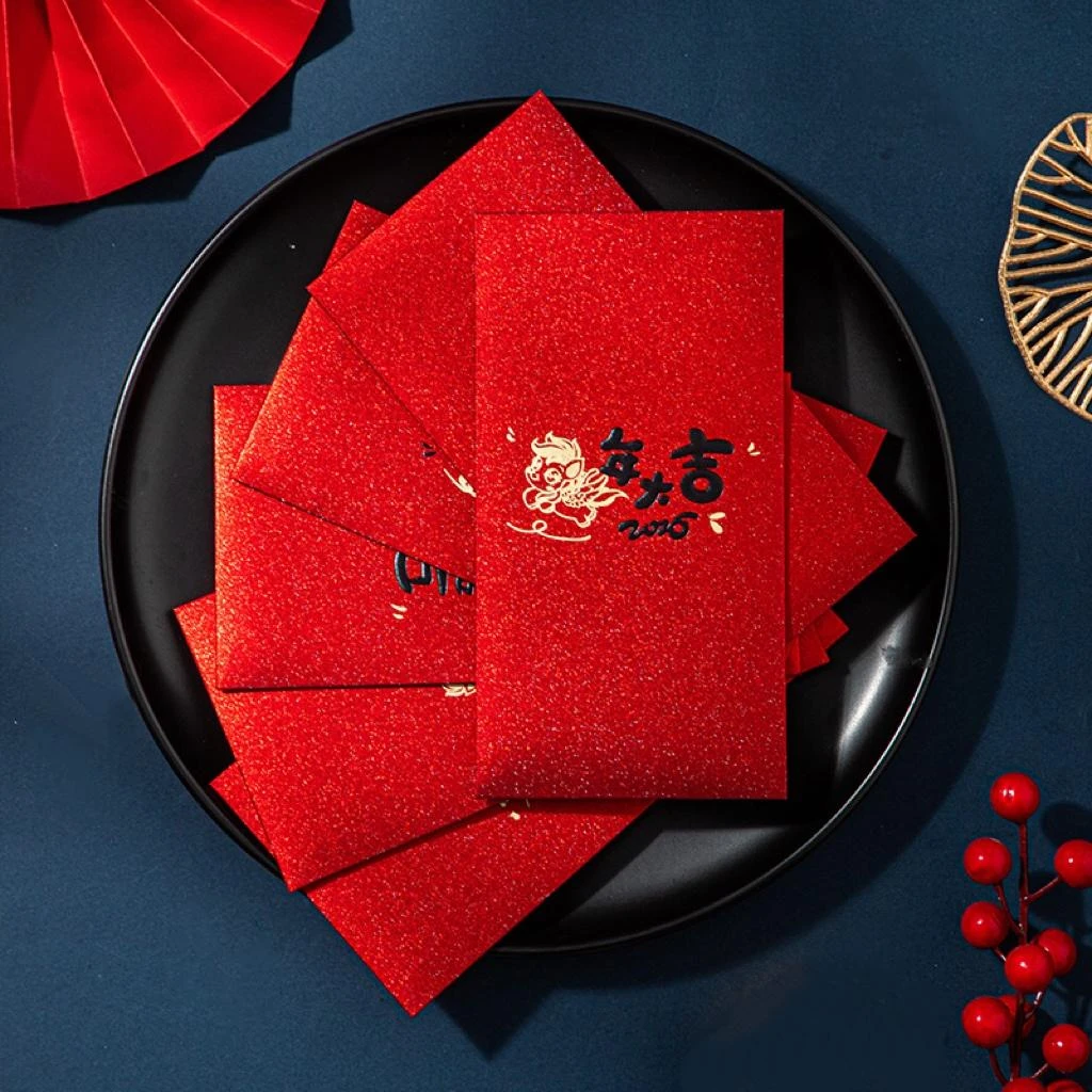 【烫金】2026款馬年新年春节压岁红包加厚硬壳琉璃潮流