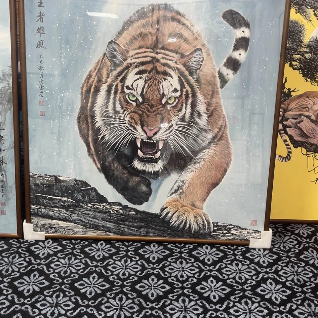 原***的国画手绘国画王者雄风