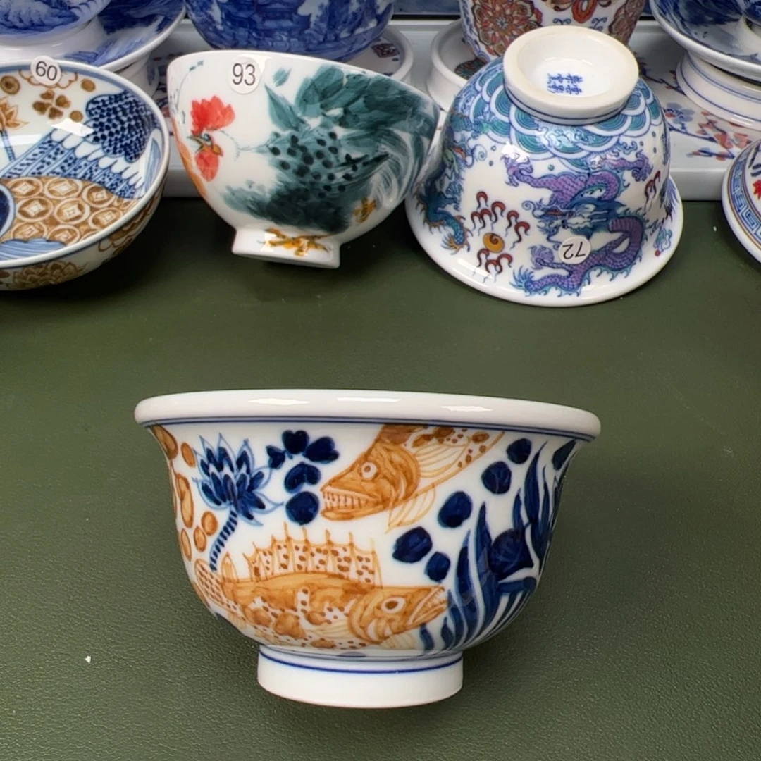 陶瓷景德镇纯手工纯手绘茶具木木4