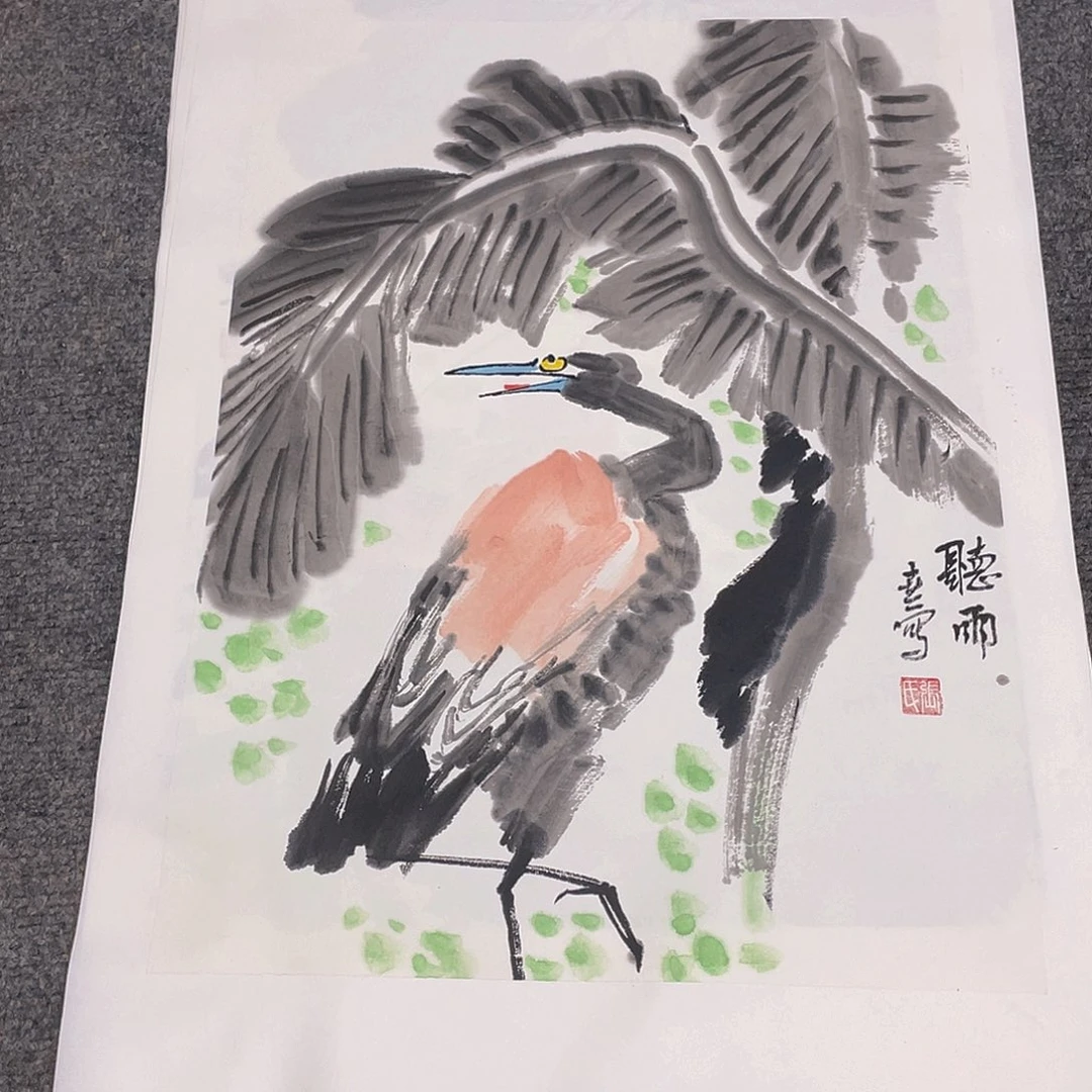 国画1.4平尺纯手绘国画作品