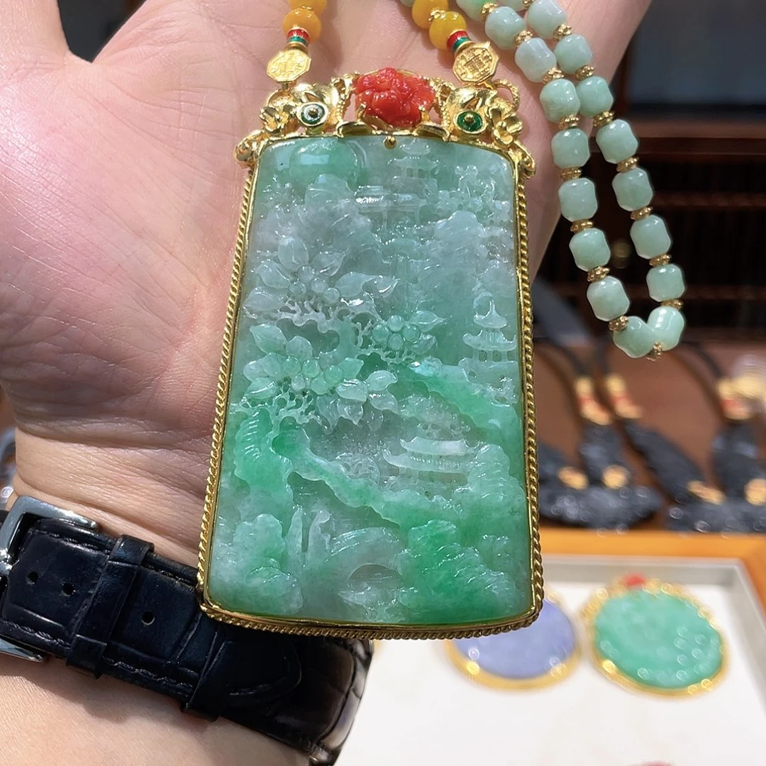 锦纶铁合金吊坠项链