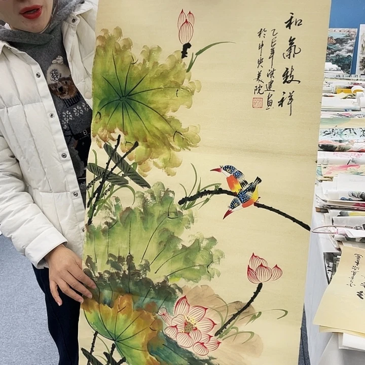 国画纯手绘国画作品