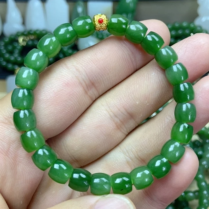 手串未镶嵌和田玉（碧玉）