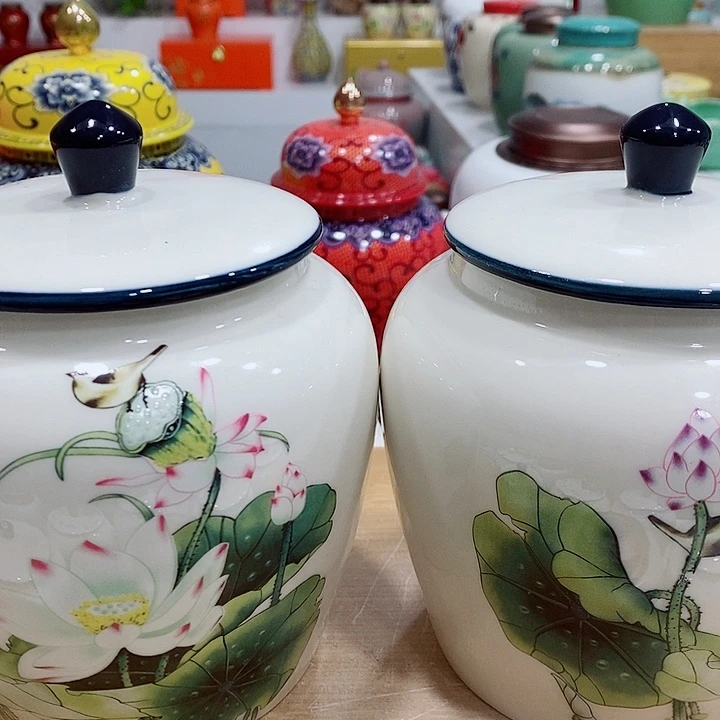 摆件陶茶叶罐储存罐密封罐