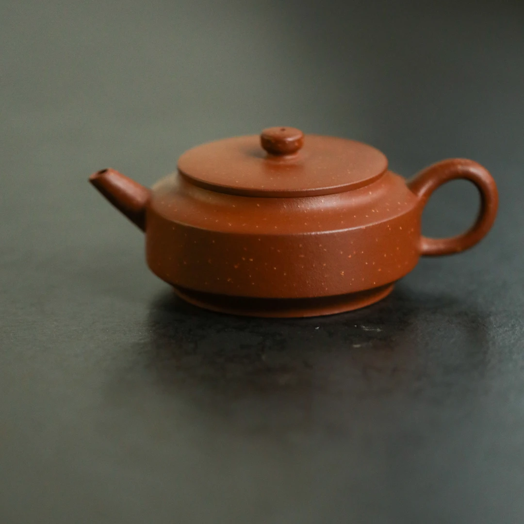 集物华福利竞拍 I  潘冬全手工制 紫泥铺砂【周盘】125cc