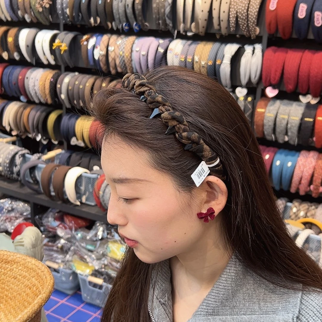 布艺铁合金发箍哦