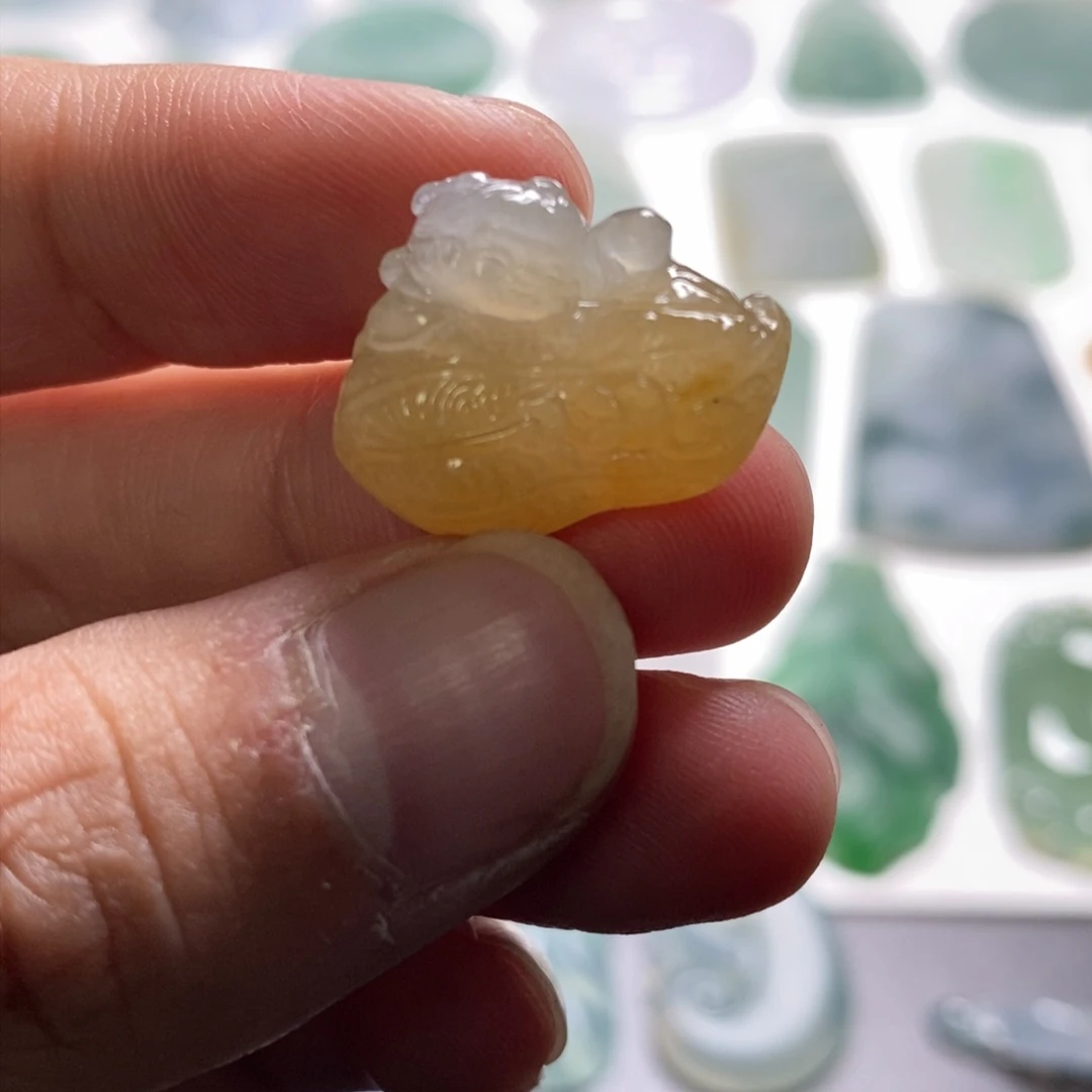 未镶嵌定制翡翠金童