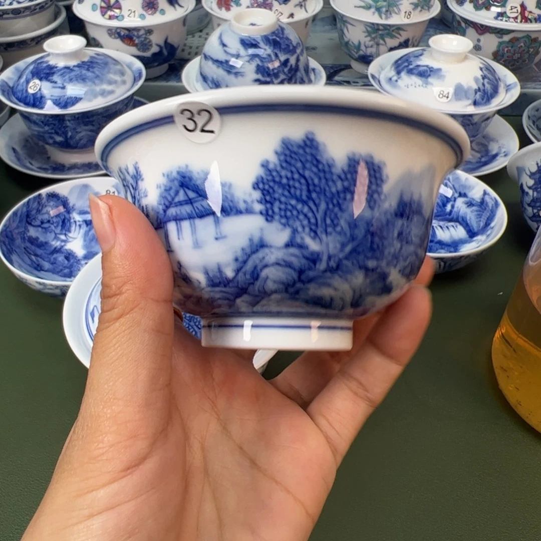 木木景德镇纯手工纯手绘茶具32