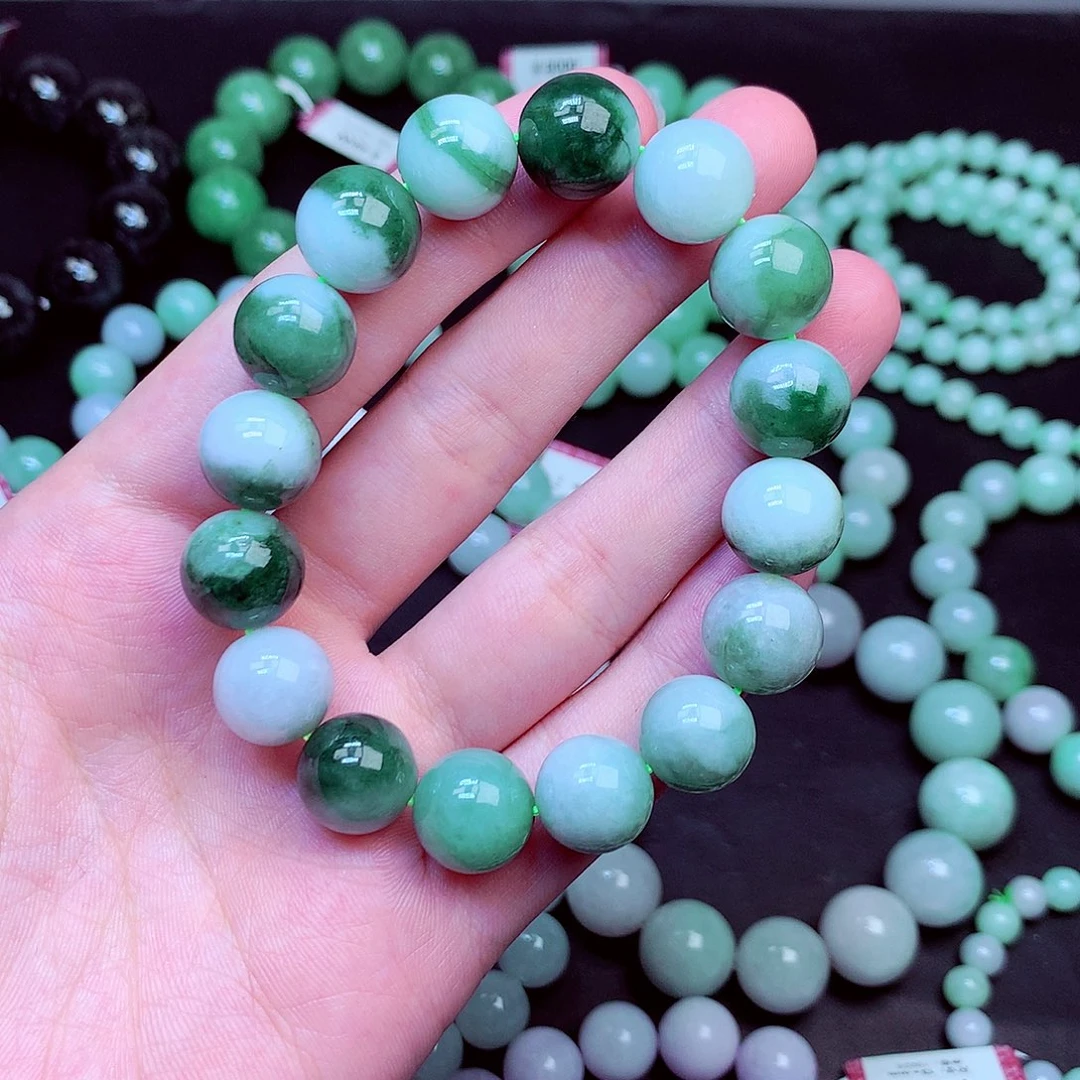 翡翠未镶嵌毛衣链